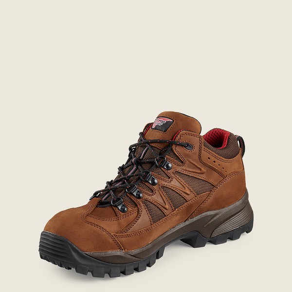 Red Wing Hiking Boots Truhiker - 3-inch Waterproof Safety Toe - Brown - Mens GUE045921